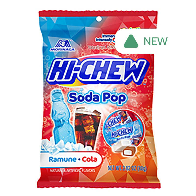 Wholesale Hi Chew Soda Pop Ramune Cola 2.82 Oz Peg Bag- Bulk
