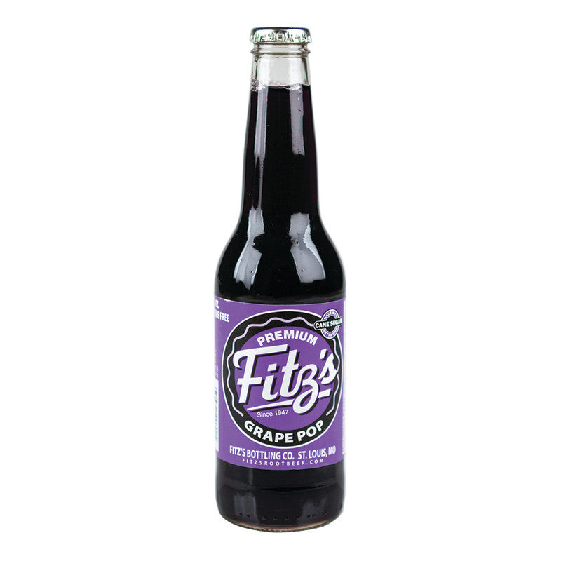 Wholesale Fitz's Grape Pop 12 Oz Bottle- Bulk
