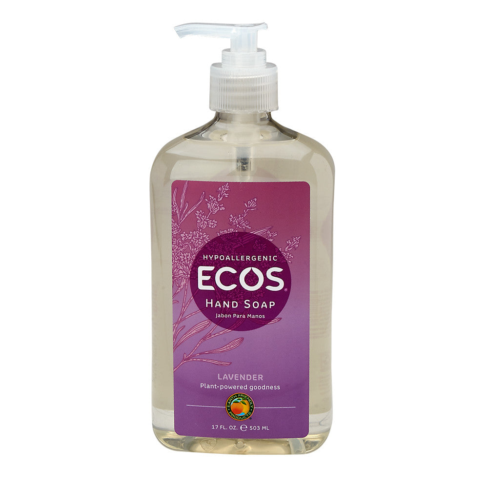 Wholesale Earth Friendly Liquid Lavender Hand Soap 17 Oz Pump Bottle- Bulk