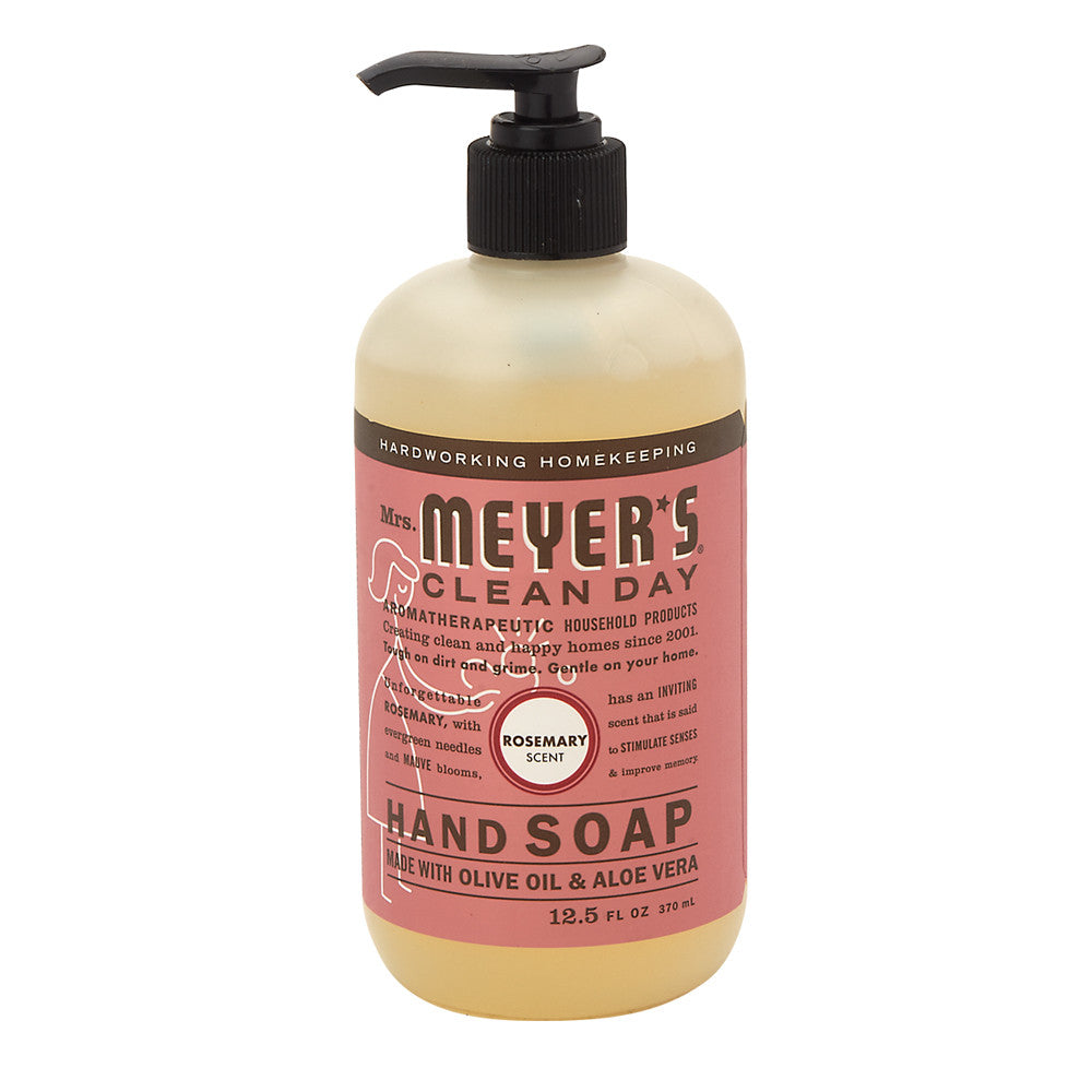 Wholesale Mrs. Meyer'S Liquid Hand Soap Rosemary 12.5 Oz Pump Bottle- Bulk