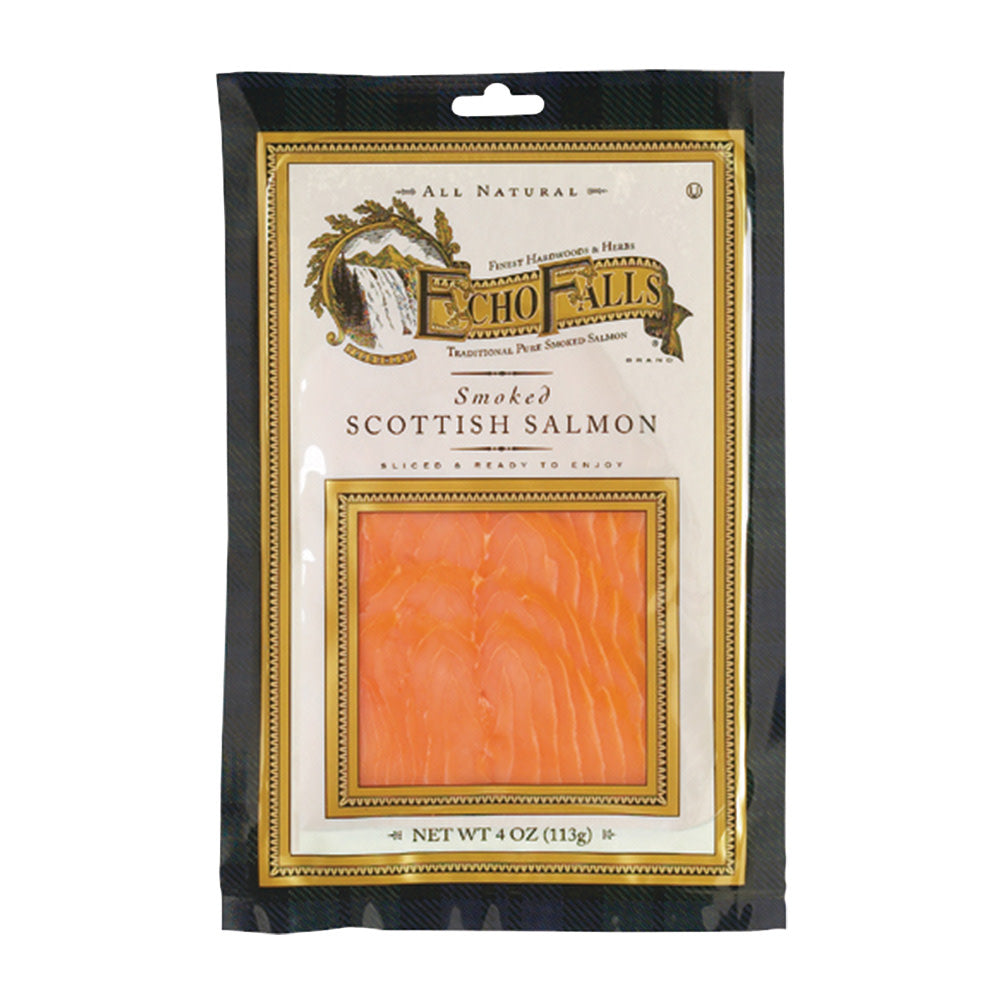 Wholesale Echo Falls Cold Smoked Scottish Smoked Salmon 4 Oz- Bulk