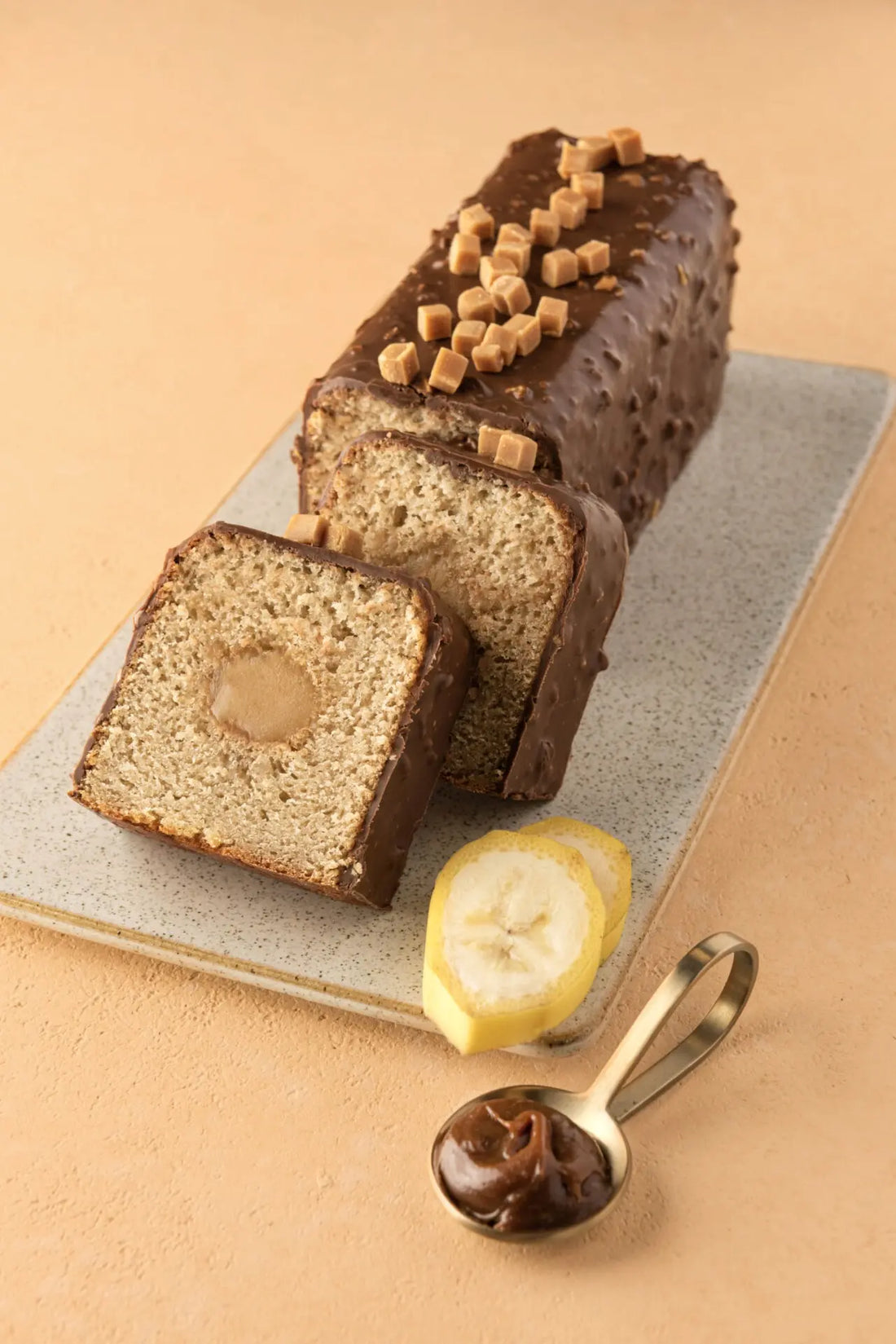 Banana & Caramel Cake by Chef Thibault Marchand