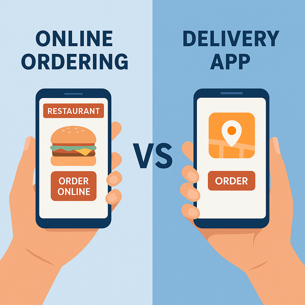 Should You Offer Online Ordering Through Your Website or a Delivery App?