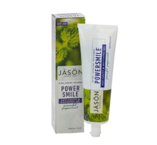 Jason Power Smile Anti-Cavity & Whitening Gel Toothpaste 6 Oz Tube - 15% Offf