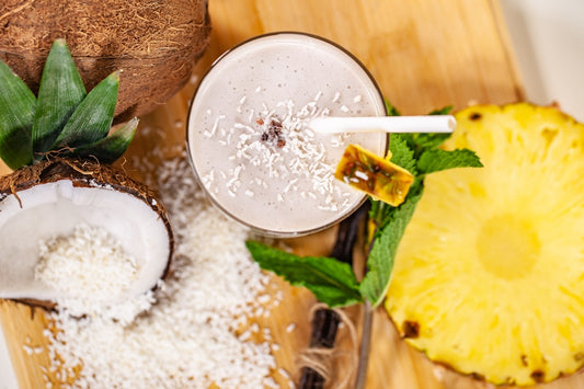 Pineapple Mocha Protein Fizz (Batch Beverages)