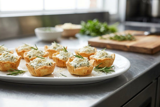 Parmesan Rosemary Cracker Crunch Cups