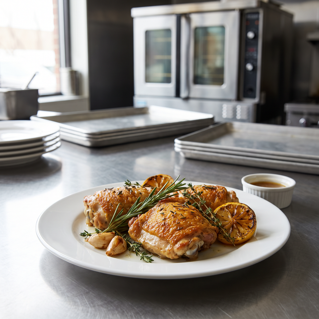Savory Herb Roasted Chicken Thighs