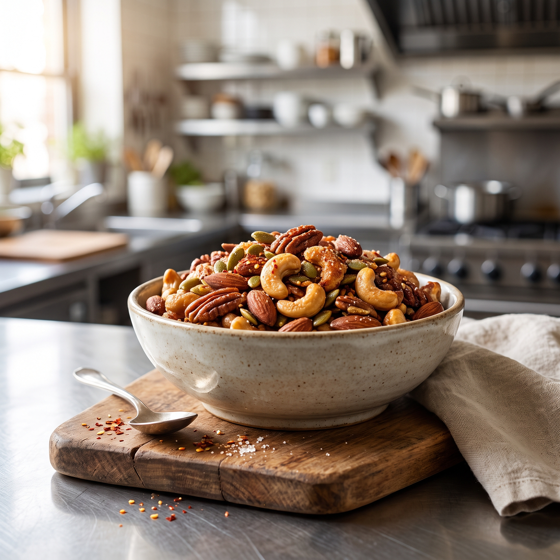 Sweet and Spicy Nut Mix