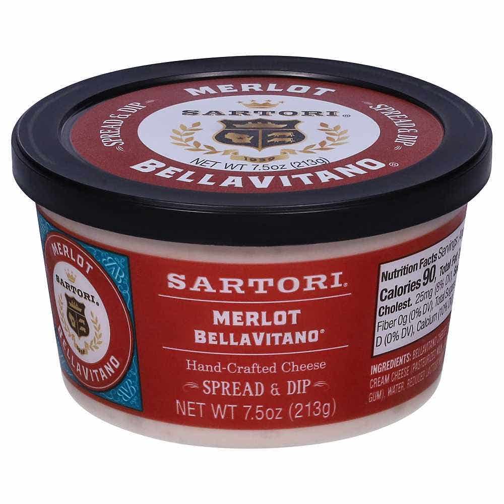 Wholesale Sartori Merlot Bellavitano Cheese Spread 7.5 Oz- Bulk