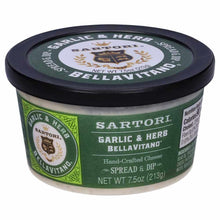 Wholesale Sartori Garlic & Herb Bellavitano Spread 7.5 Oz- Bulk
