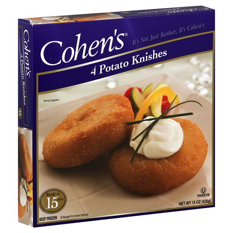 Wholesale Cohens Fillo Factory Potato Knish -X 4 PACK- Bulk