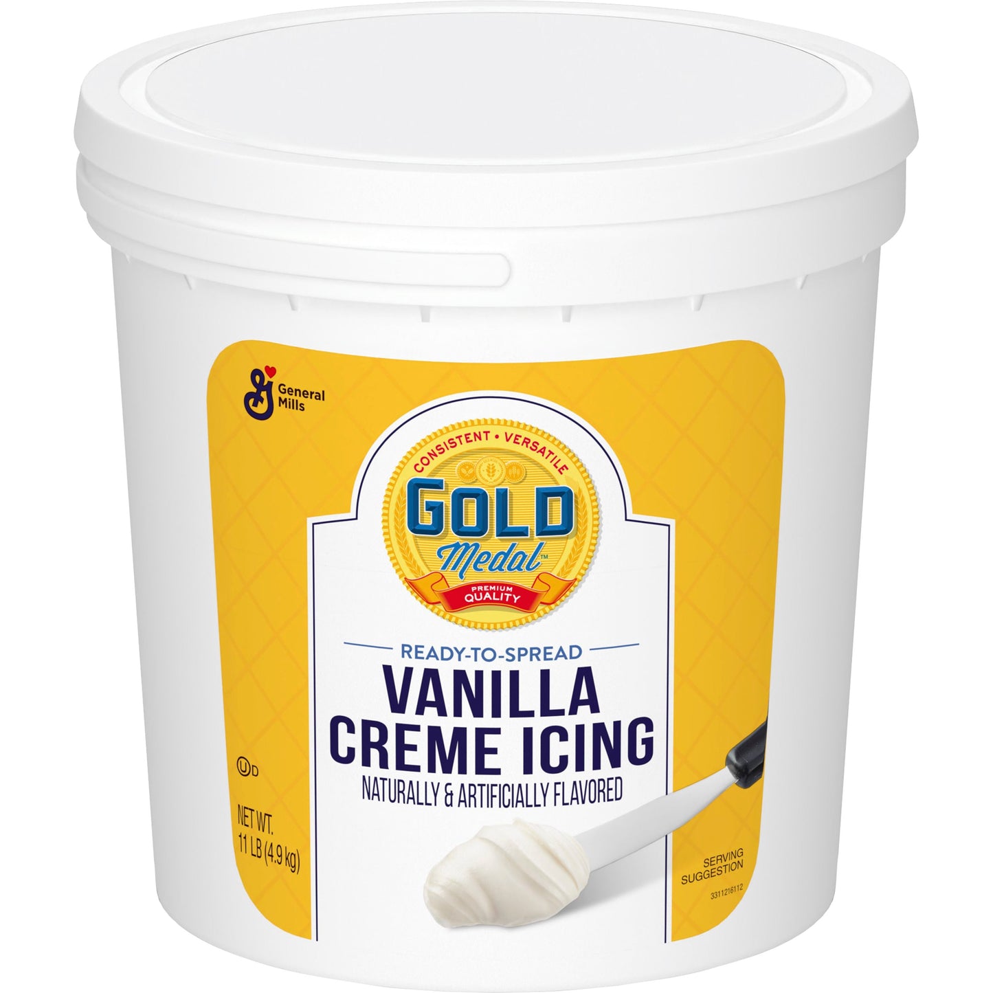 Wholesale Gold Medal Case Vanilla Cream Icing Ready To Use- Bulk