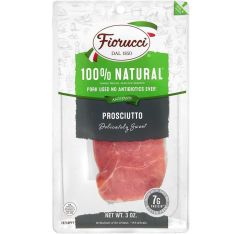 Wholesale Fiorucci Prosciutto Sliced All Natural 3 Oz- Bulk