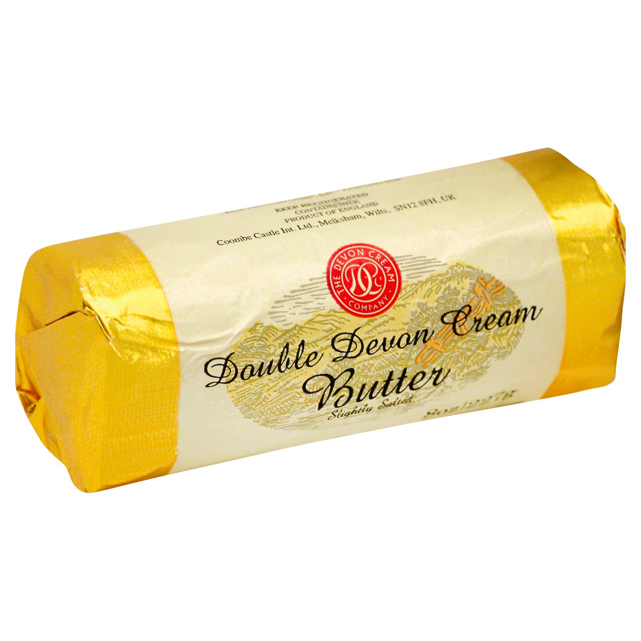 Wholesale Coombe Castle Devon Butter Lightly Salted, 8 oz.- Bulk