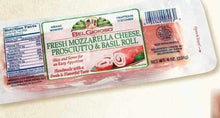 Wholesale BelGioioso Fresh Mozzarella, Prosciutto & Basil Roll 8 Oz- Bulk