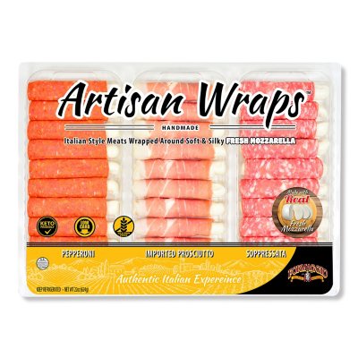 Wholesale Formaggio Artisan Meat & Mozzarella Variety Cheese 6 oz- Bulk