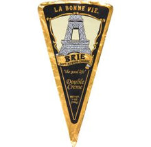 Wholesale Hampton Cheese Foil Wrap Brie Wedge 7 Oz- Bulk