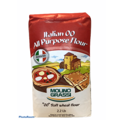 Wholesale Molino Grassi Italian All Purpose Flour 00 2.2 Lb- Bulk
