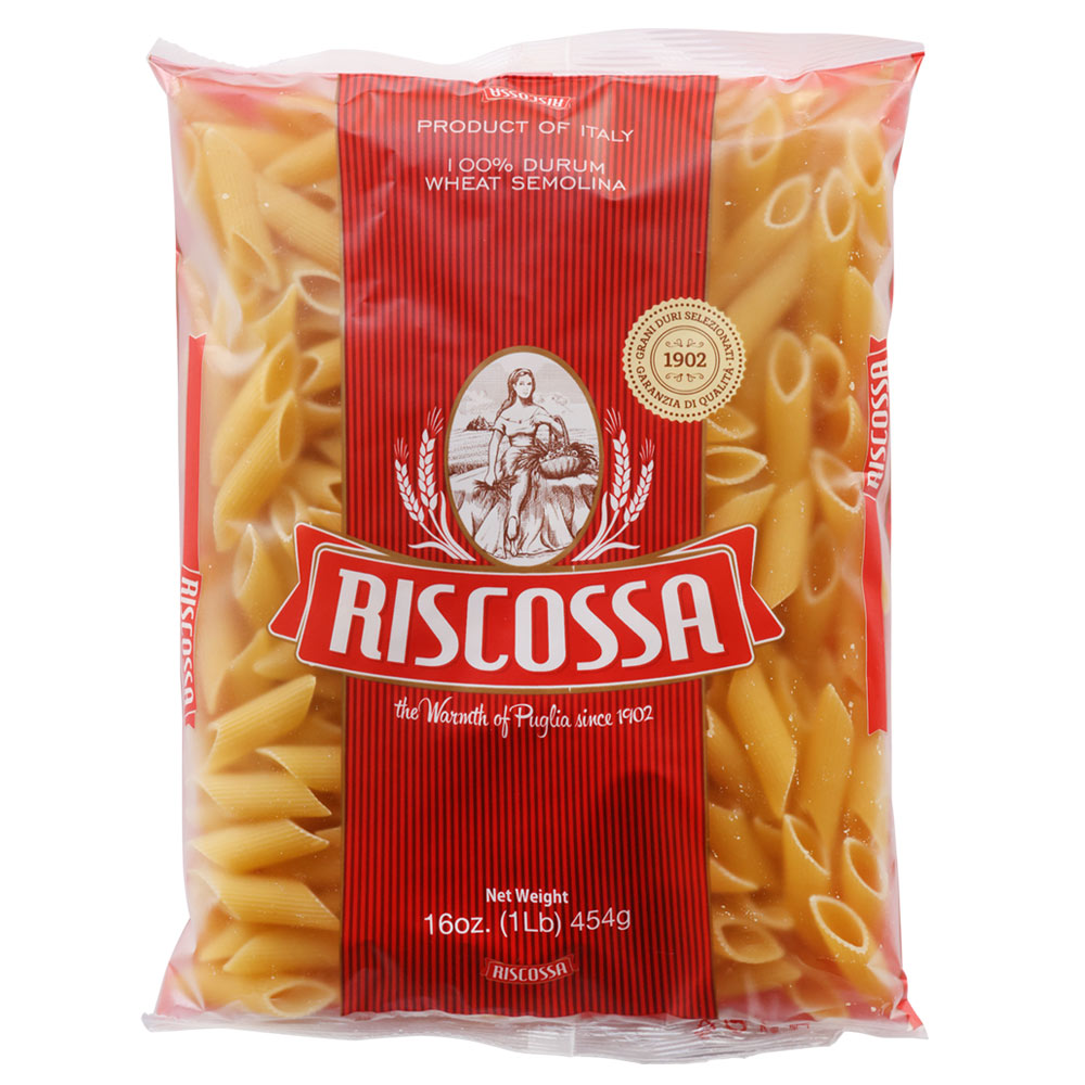 Wholesale Riscossa Case Penne Zitoni Rigate Pasta #25- Bulk