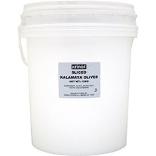 Wholesale Krinos Sliced Kalamata Olives 12Kg Pail- Bulk