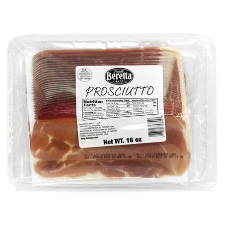 Wholesale Beretta Case Sliced Prosciutto- Bulk
