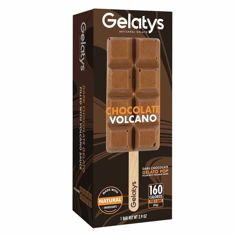 Wholesale Gelatys Chocolate Volcano Gelato Pop 2.9 Oz- Bulk
