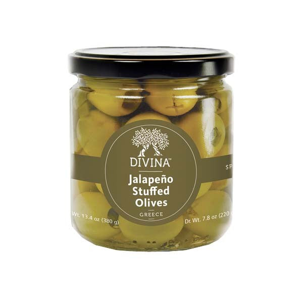 Wholesale Divina Grn Stuffed W/ Jalapeno Jars- Bulk