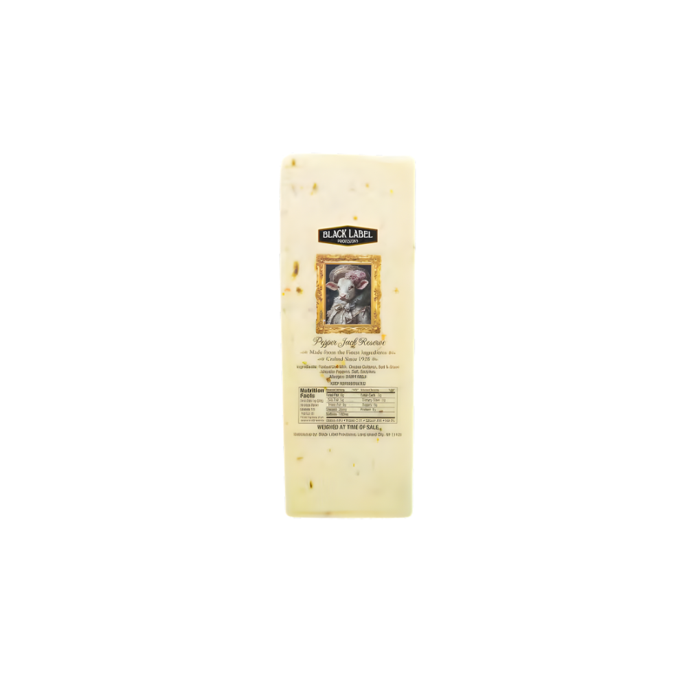 Wholesale Black Label Pr Case Three Pepperjack Cheese Select- Bulk