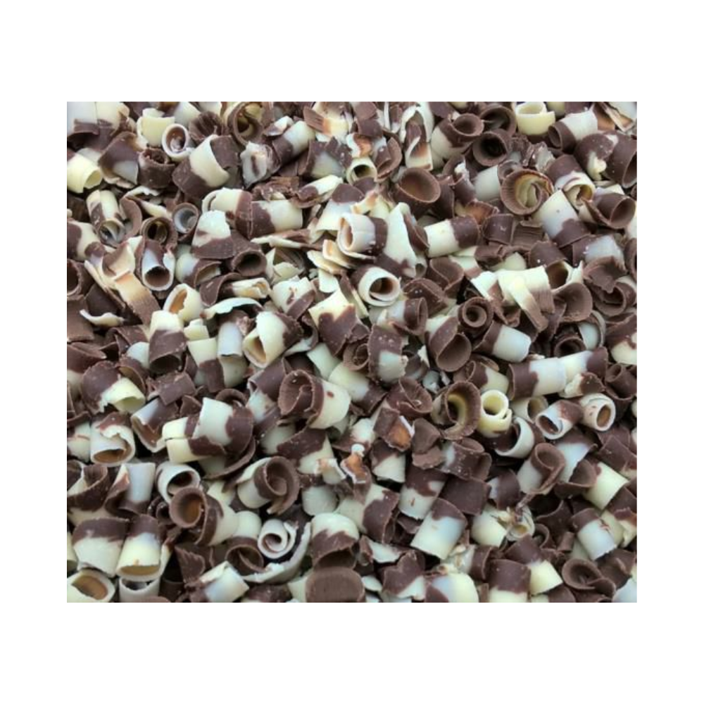 Wholesale Callebaut Case Marbled Chocolate Blossom Curls- Bulk