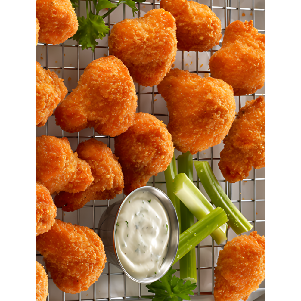 Wholesale Stuffed Foods Case Breaded Buffalo Cauliflower Wings- Bulk
