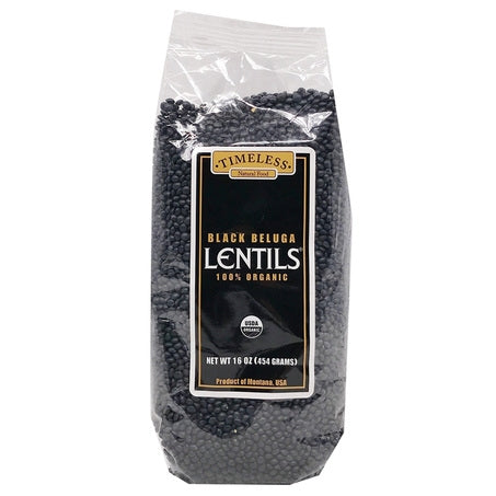 Wholesale Timeless Seeds Black Beluga Lentil | 1 lb- Bulk