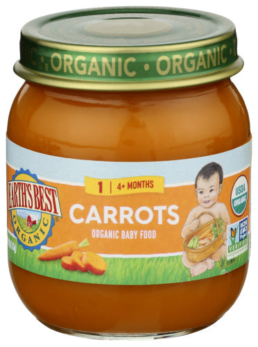 Wholesale Earths Best Carrots 4oz- Bulk