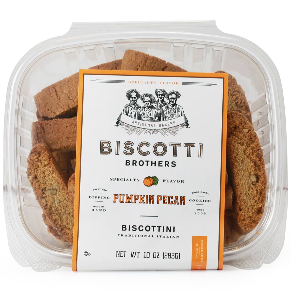 Wholesale Biscotti Bros Pumpkin Pecan Bicotti Cookie | 10 oz- Bulk