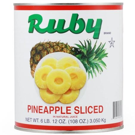 Wholesale BoxNCase Case Sliced Pineapple- Bulk