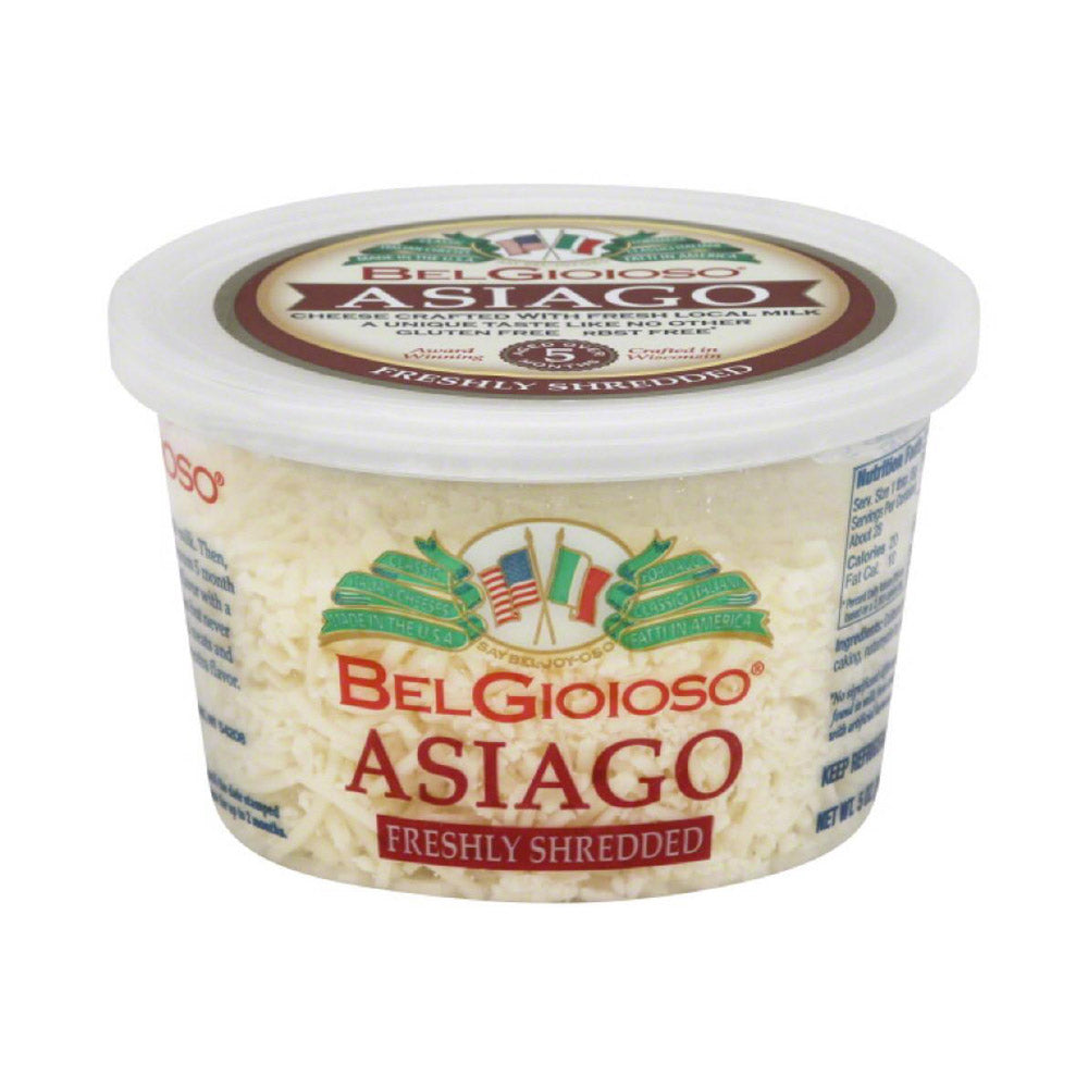 Wholesale BelGioioso Asiago Shredded 5 oz- Bulk