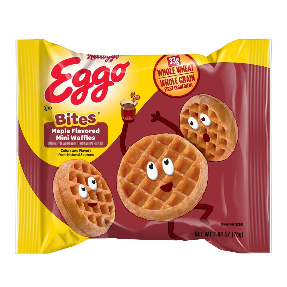 Wholesale Eggo Case Eggo Bites Maple Mini Waffles- Bulk
