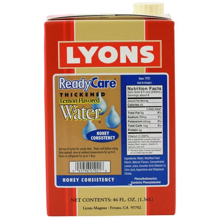 Wholesale Readycare Case Water With Lemon Honey Consistency- Bulk