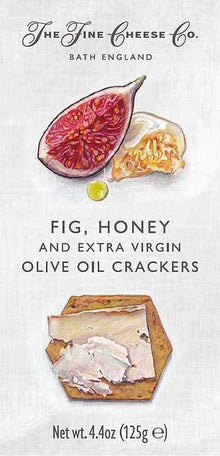 Wholesale Fine Cheese Co Fig Honey & Extra Virgin Olive Oil Crackers 125 g- Bulk