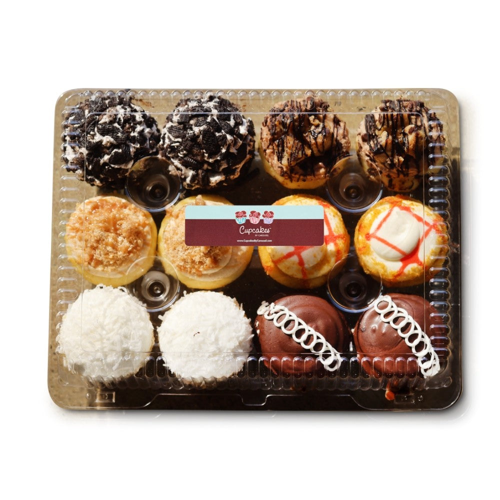 Wholesale Carousel Cakes Case Assorted Cupcakes 3.8 Oz- Bulk