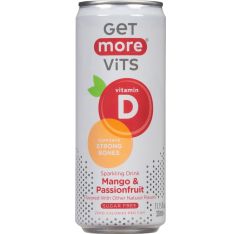 Wholesale Get More Vits Mango Passionfruit Water Sparkling 330 mL- Bulk