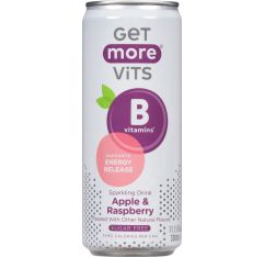 Wholesale Get More Vits Apple Raspberry Water Sparkling 330 mL- Bulk