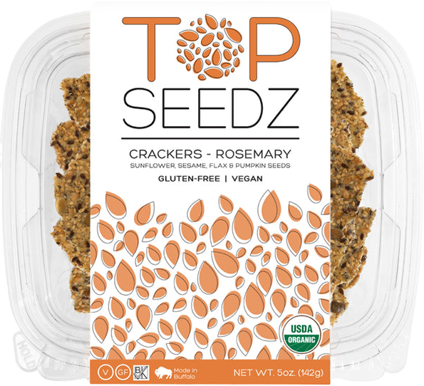 Wholesale Top Seedz Rosemary Crackers- Bulk