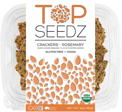 Wholesale Top Seedz Rosemary Crackers- Bulk