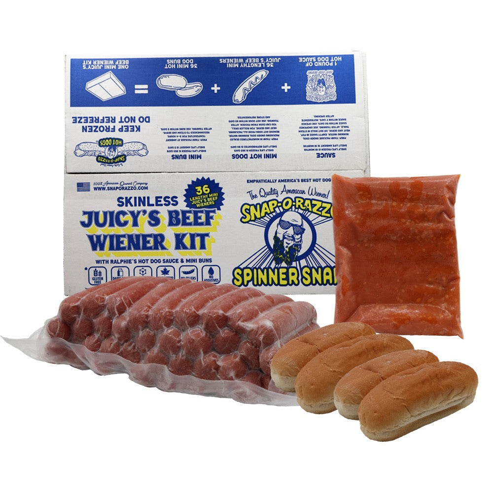Wholesale Snap-O-Razzo Snap'S Juicy Hot Dog Beef Kit | 36 dogs (notes)- Bulk