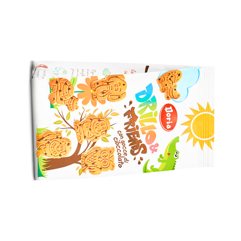 Wholesale Doria Bauli Zoodoria Drillo & Freinds Cookie | 12.4 oz- Bulk