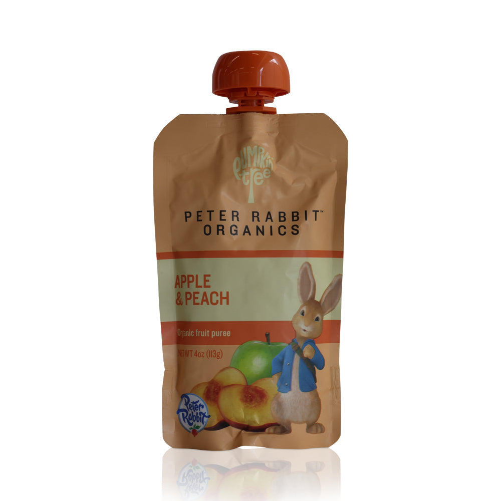 Wholesale Peter Rabbit Organic Peach & Apple Puree | 4 oz- Bulk