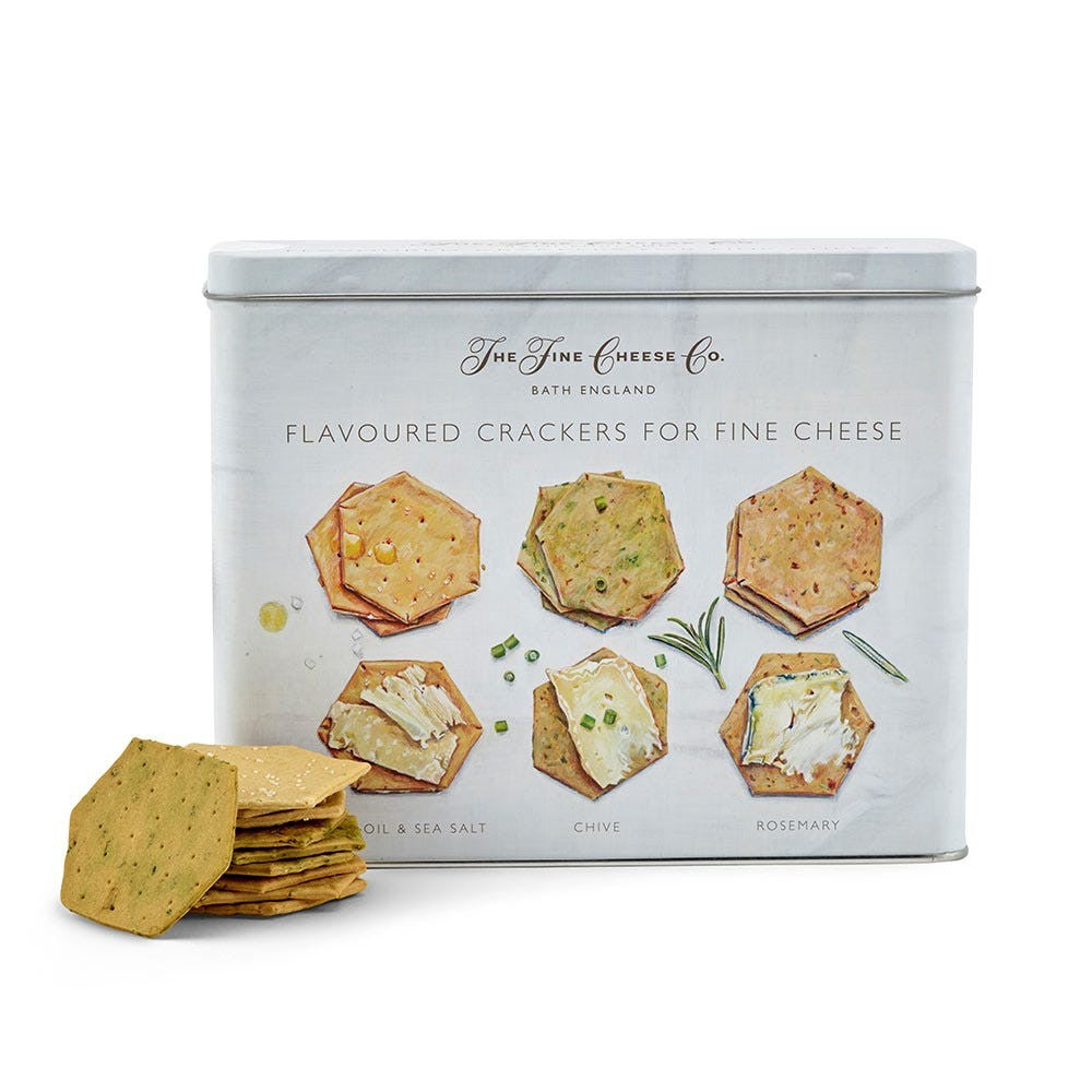 Wholesale Fcc Flavored Crackers White Tin- Bulk