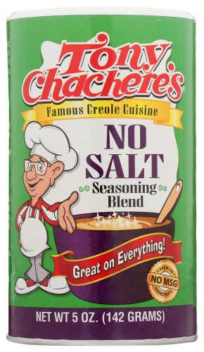 Wholesale Tony Chacheres Seasoning Creole No Salt 5 oz Can- Bulk