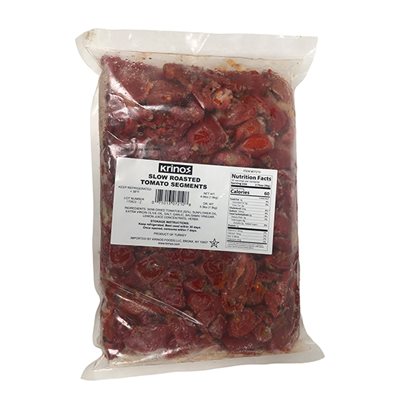 Wholesale Krinos Marinated Slow Roasted Tomato Segments 4lb bags- Bulk