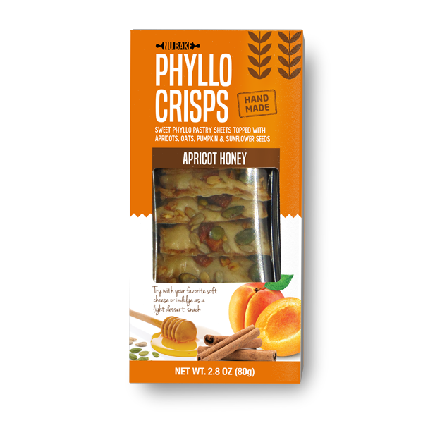 Wholesale Phyllo Crisps Apricot Honey- Bulk